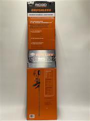 NEW RIDGID 18V BRUSHLESS CORDLESS BATTERY 22 IN. HEDGE TRIMMER KIT